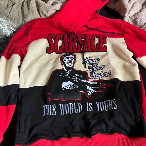 Men’s Reason Scarface Hoodie - Picture 3 of 5